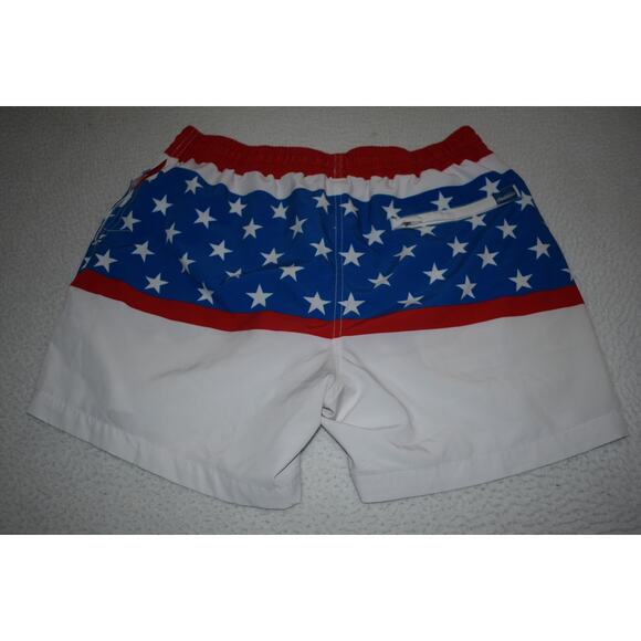 Chubbies Gym Shorts Swimming Mens Size Medium 5 Inch Inseam USA Flag America - Picture 5 of 7